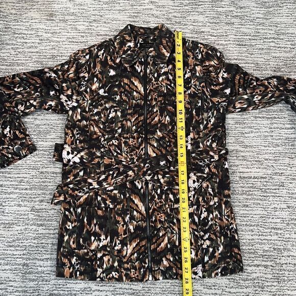 NWT Ted Baker Inniza Urban Camo Print Utility Jacket Khaki Ted Size 1/ Small - Picture 11 of 15